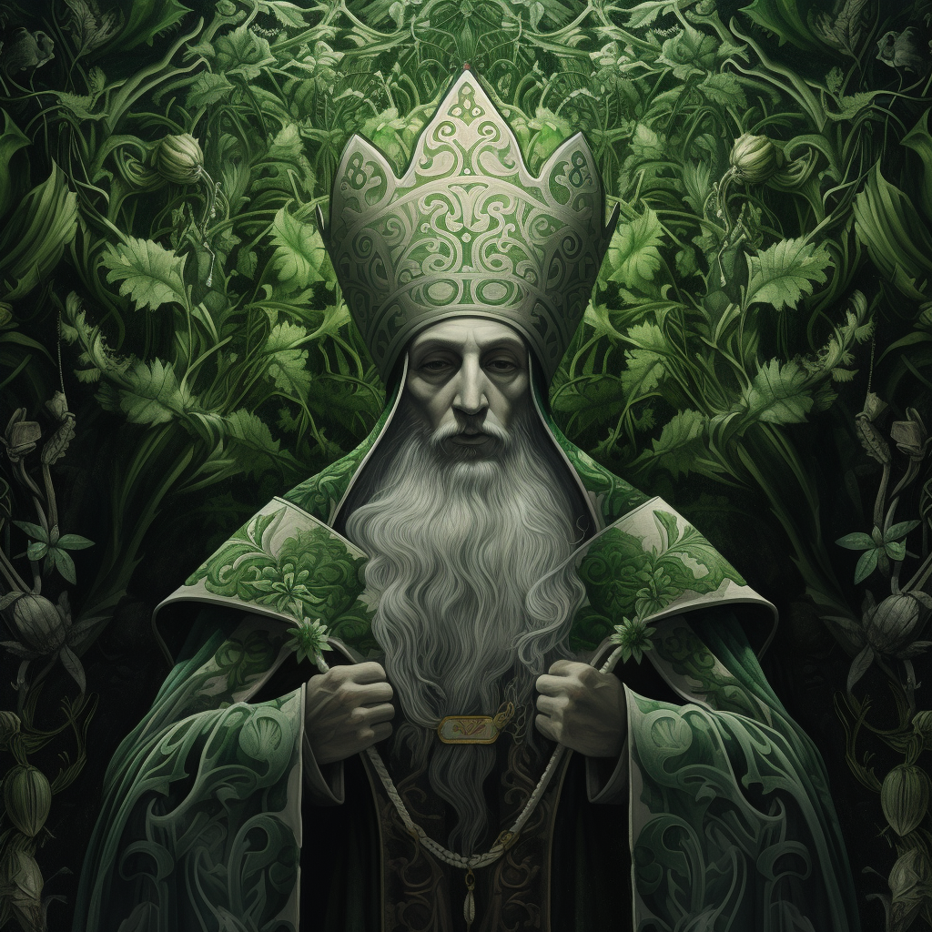 Cinematic 4K Coloring Page with Detailed Celtic Imagery