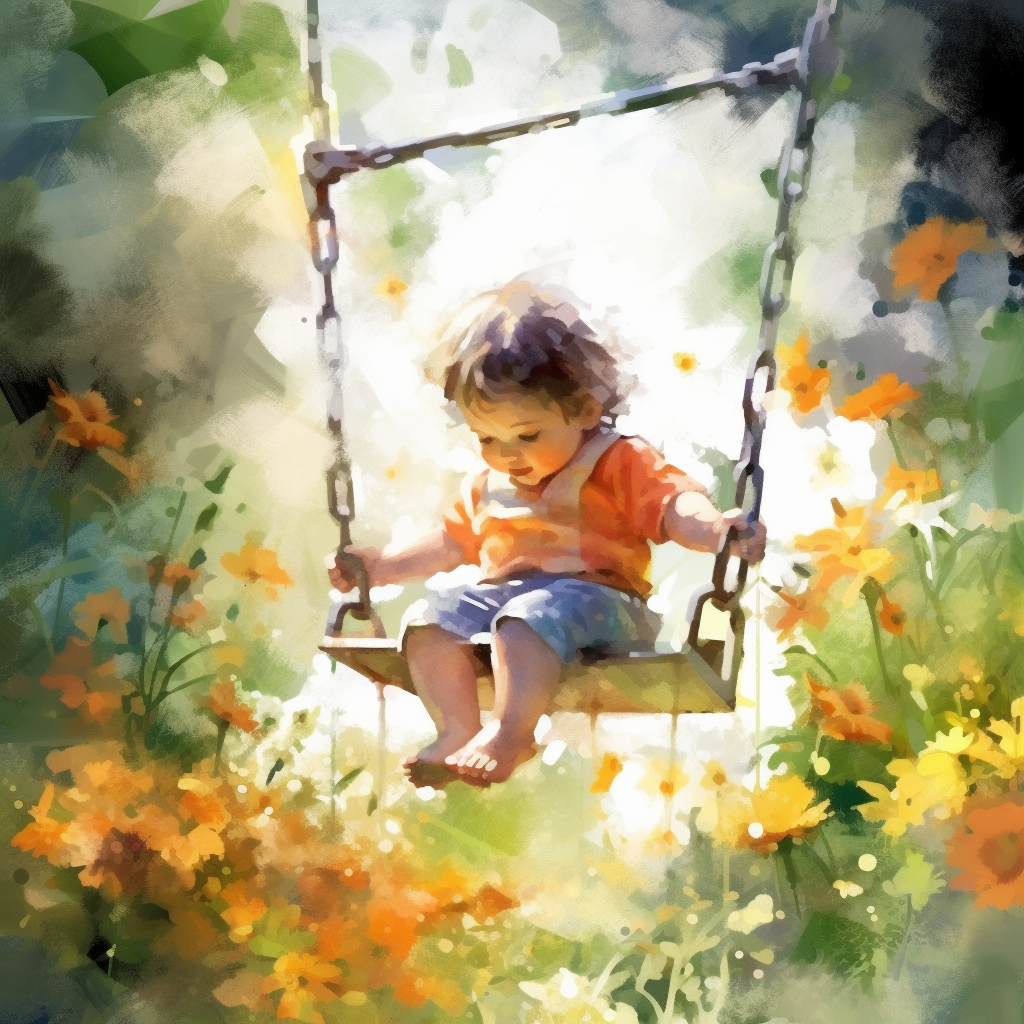 Hand-Painted Blooming Serenity: An Homage to John Blockley