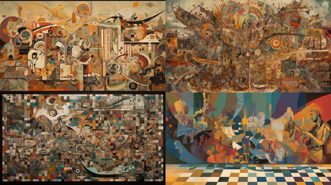 A Surreal Journey through History's Tapestry
