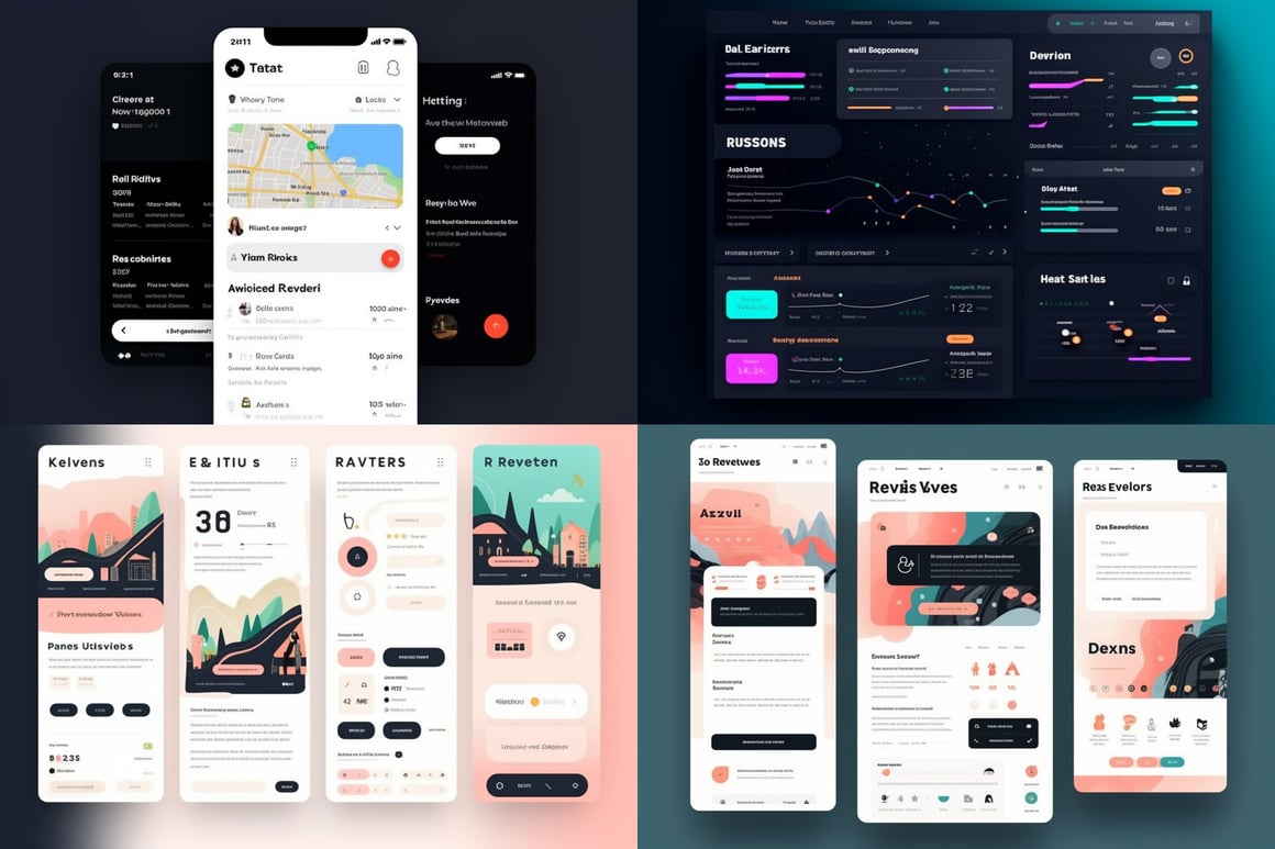 Review Section Concept of a Modern Website
