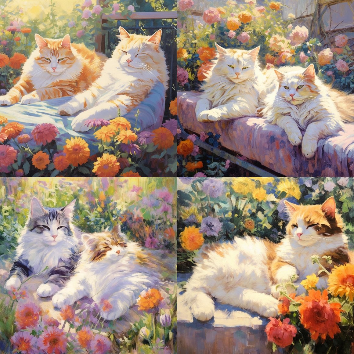 Sun-Kissed Feline Siesta