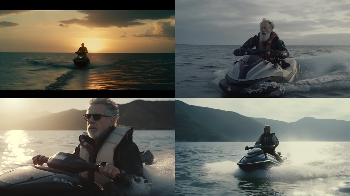 Midday Shock on Jet-ski: A P.T. Anderson Production