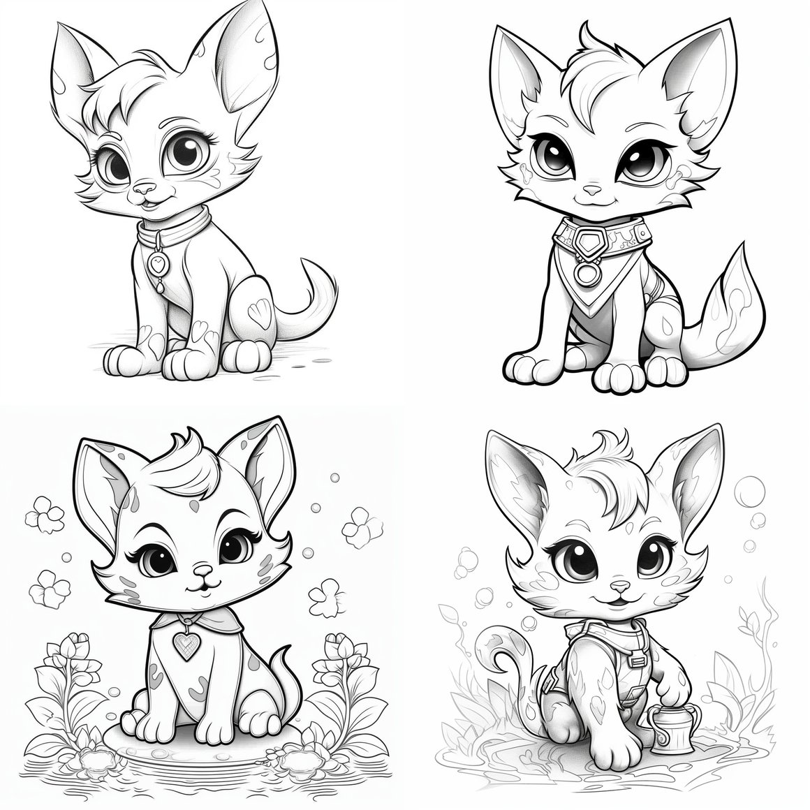 Midway Chibi Cartoon Coloring Page Guide