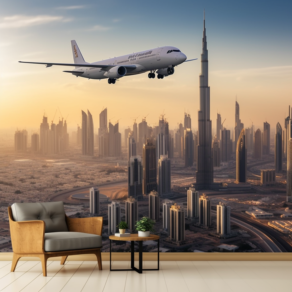 A Bird's Eye View of Burj Khalifa - 8K Video