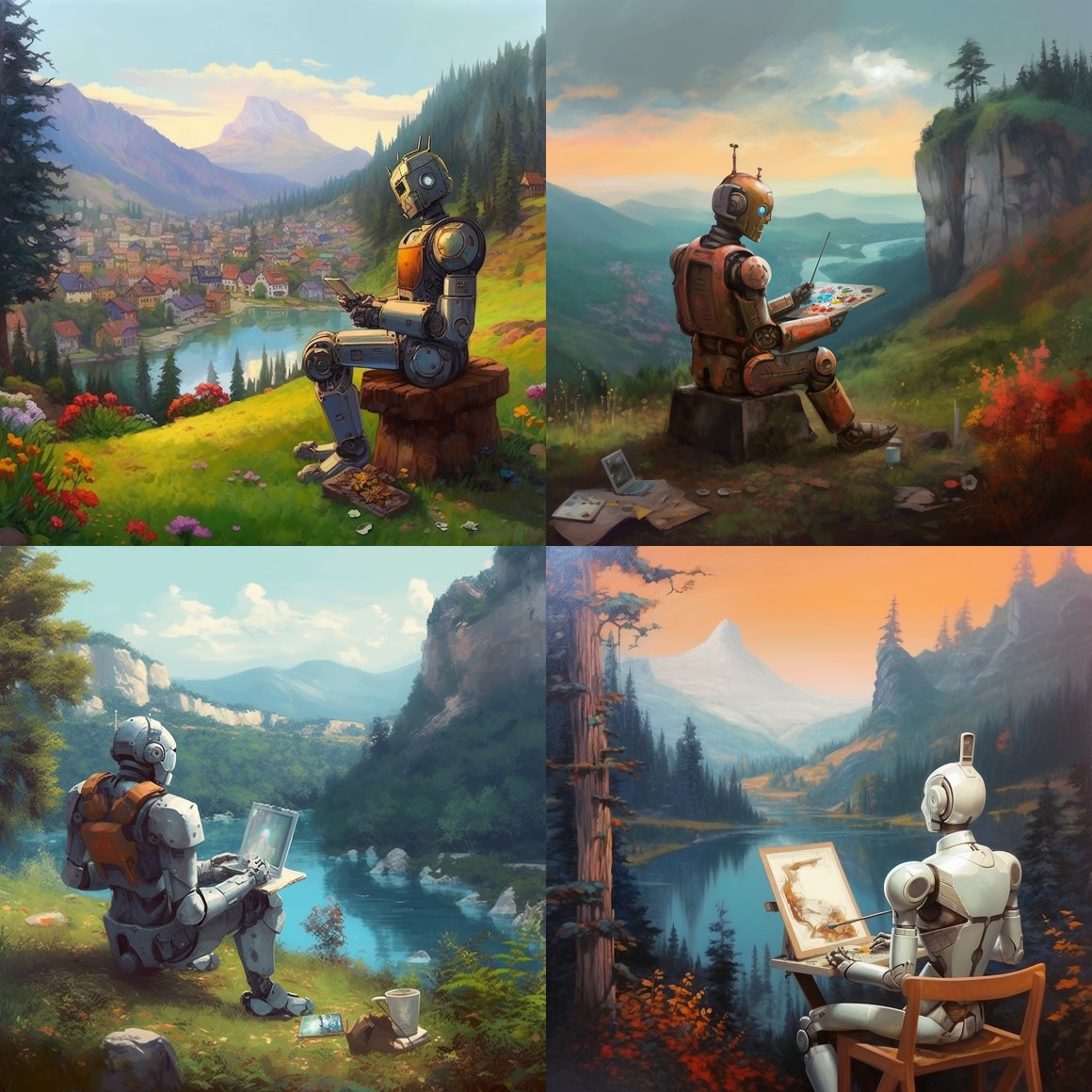 Artificial Artist: A Robotic Interlude