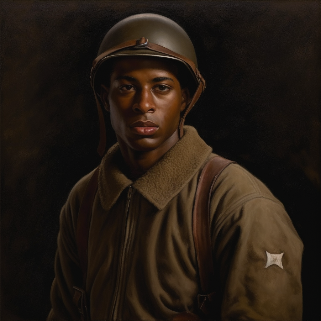 Artistic Expression of the 761st Tank Battalion in Don Stivers Style