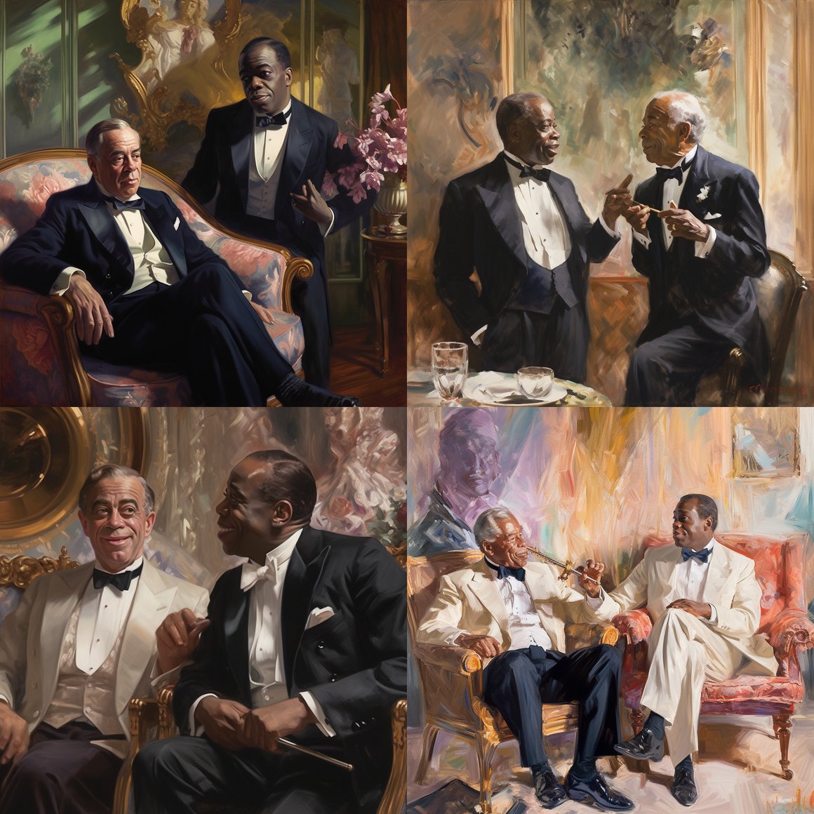 Armstrong & Russell under Sargent's Gaze