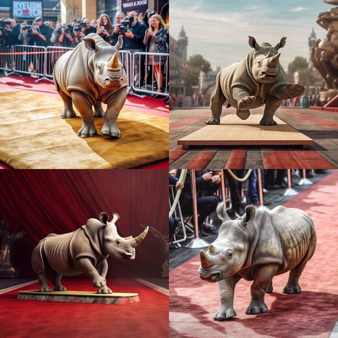 Rhino Rampage: A Skateboarding Spectacle