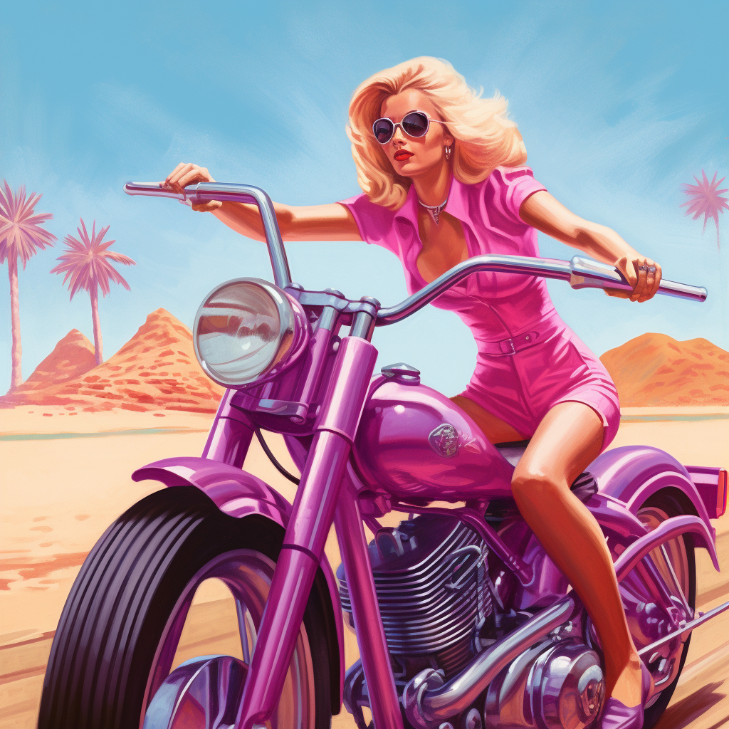 Retro Rockabilly Ride Along the Shoreline