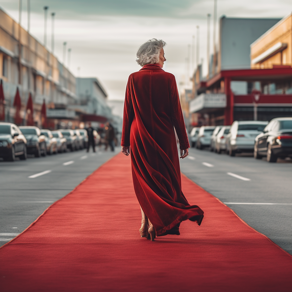 Halfway Walk on the Urban Red Carpet