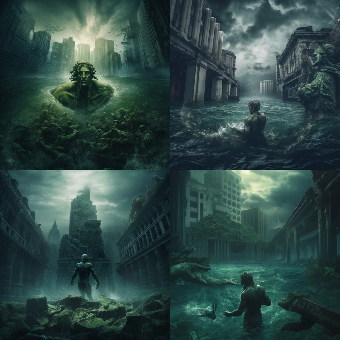 Submerged Metropolis: Poseidon's Abyss
