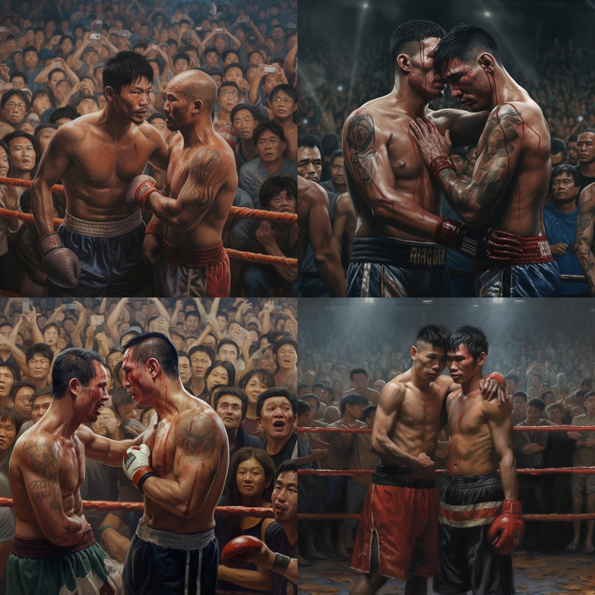 Emotional Victory: A Muay Thai Spectacle