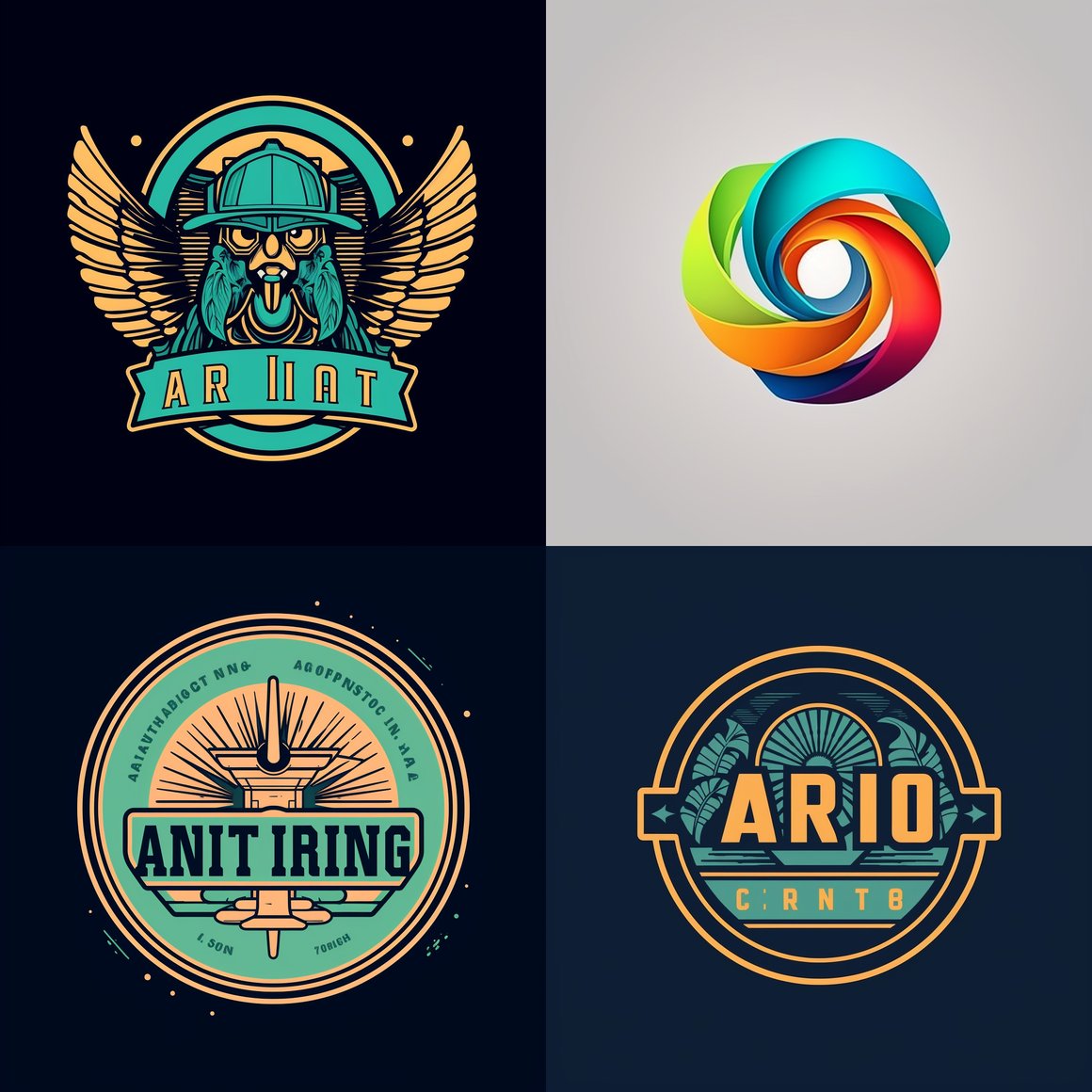 Art 19 Air Conditioning Services Logo Creation