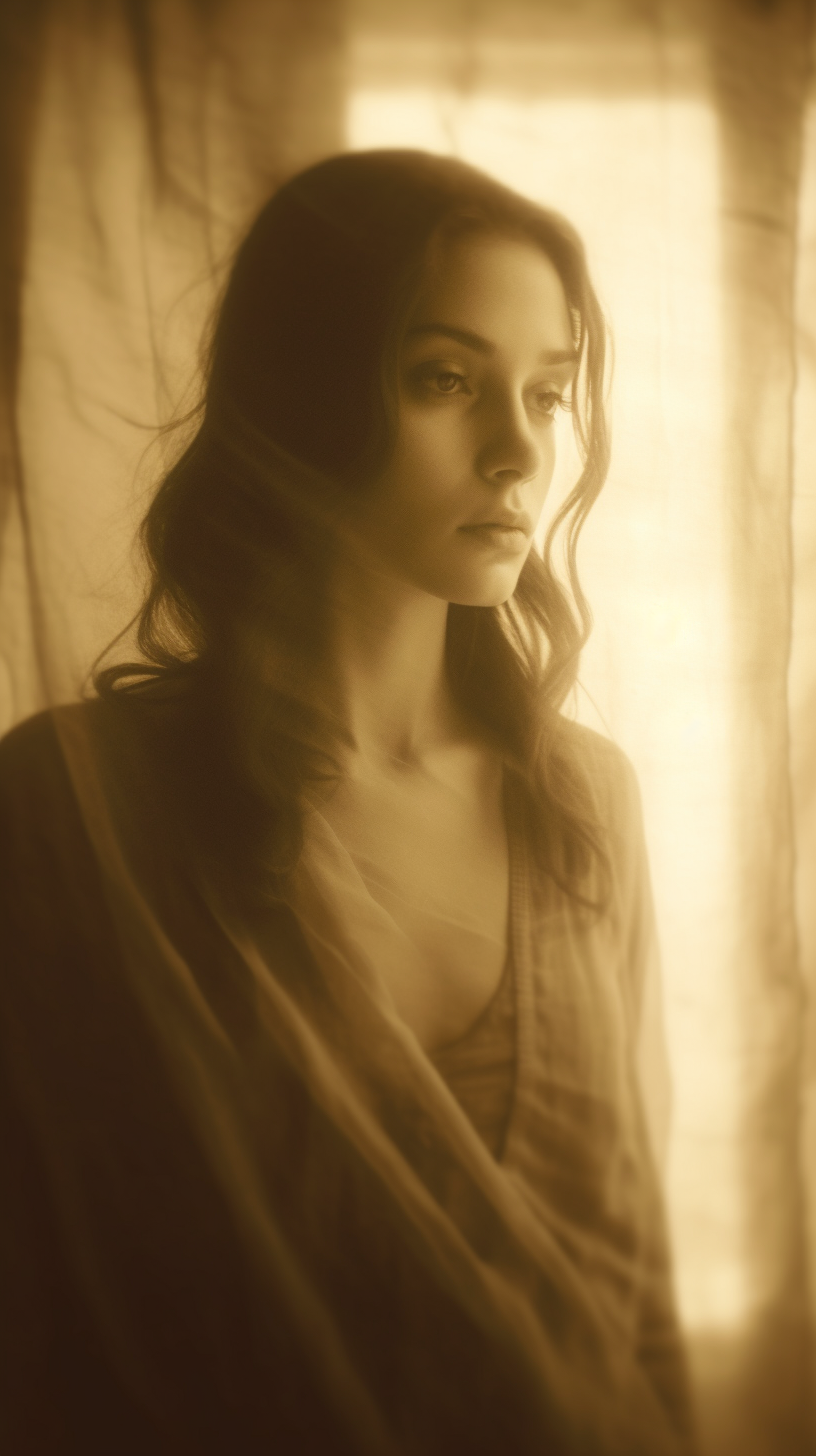 Haunted Elegance: A Mid-Journey Photographic Exploration