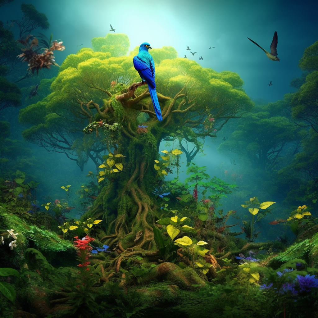 Nature's Spectrum: Midway Reflection