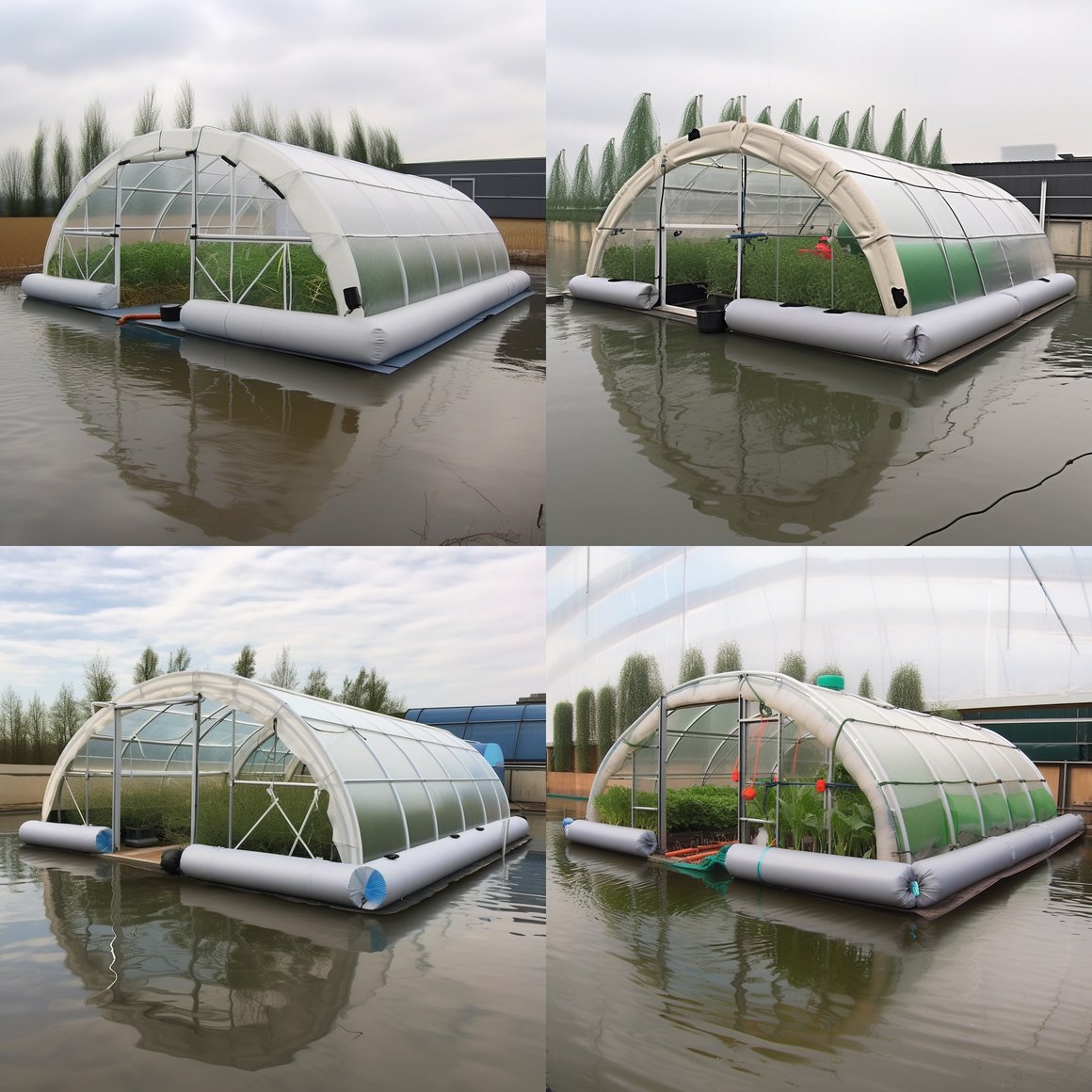Floating Greenhouse Version 5: Anti-Flood Innovation