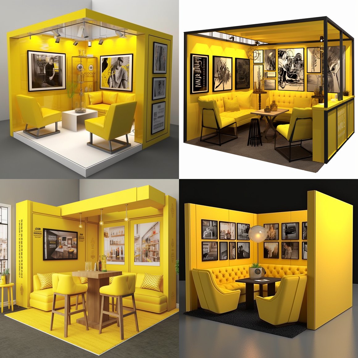 A Vibrant Blend of Business and Leisure Trade Show Booth Concept