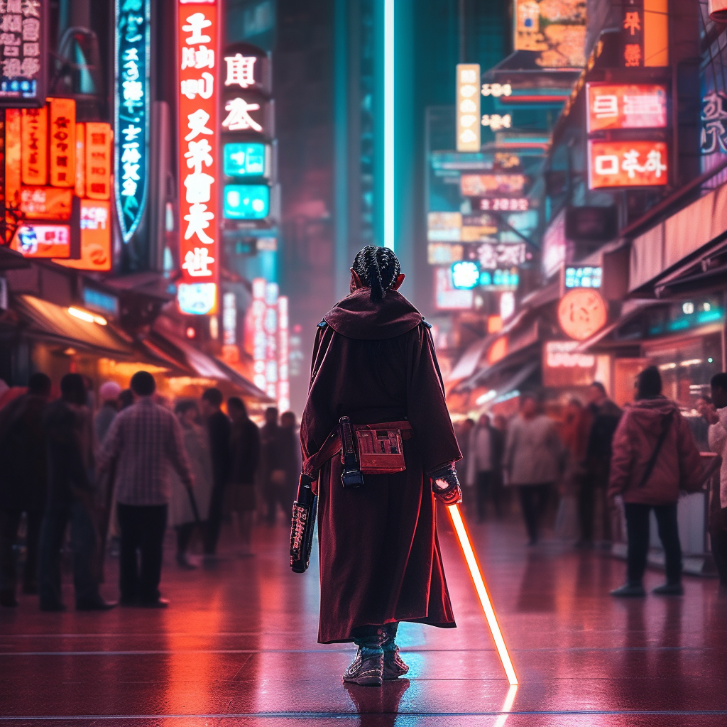 Neon Samurai: A Cyberpunk Journey