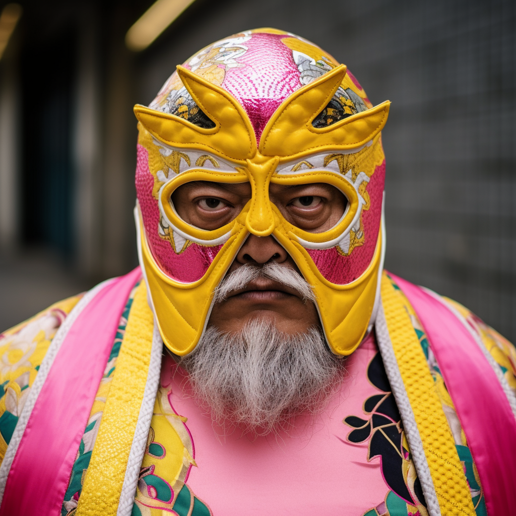 A Tokyo Tale of an Obese Artist's Journey in a Superhero Mexican Wrestling Mask