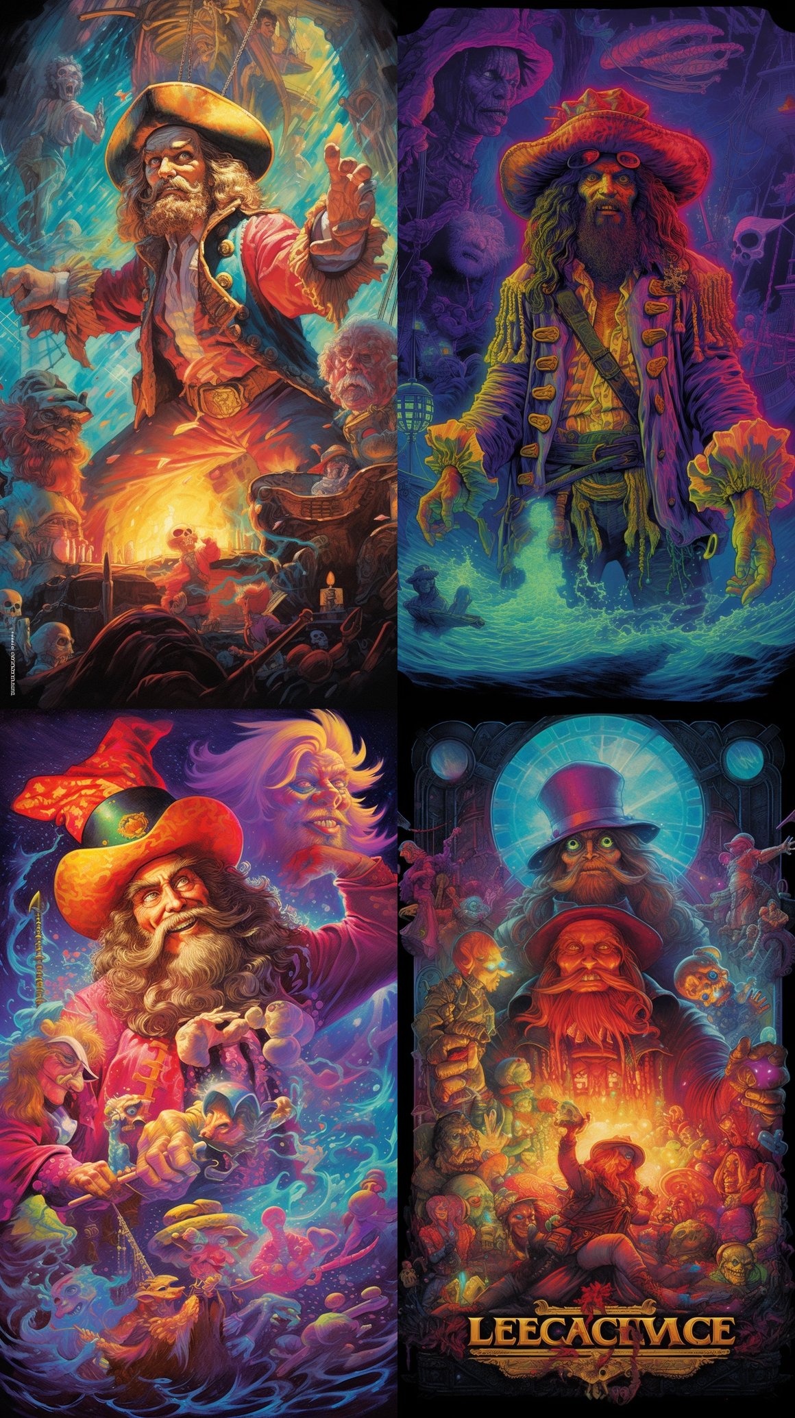 Retro 'LeChuck's Revenge' Video Game Poster Art Analysis