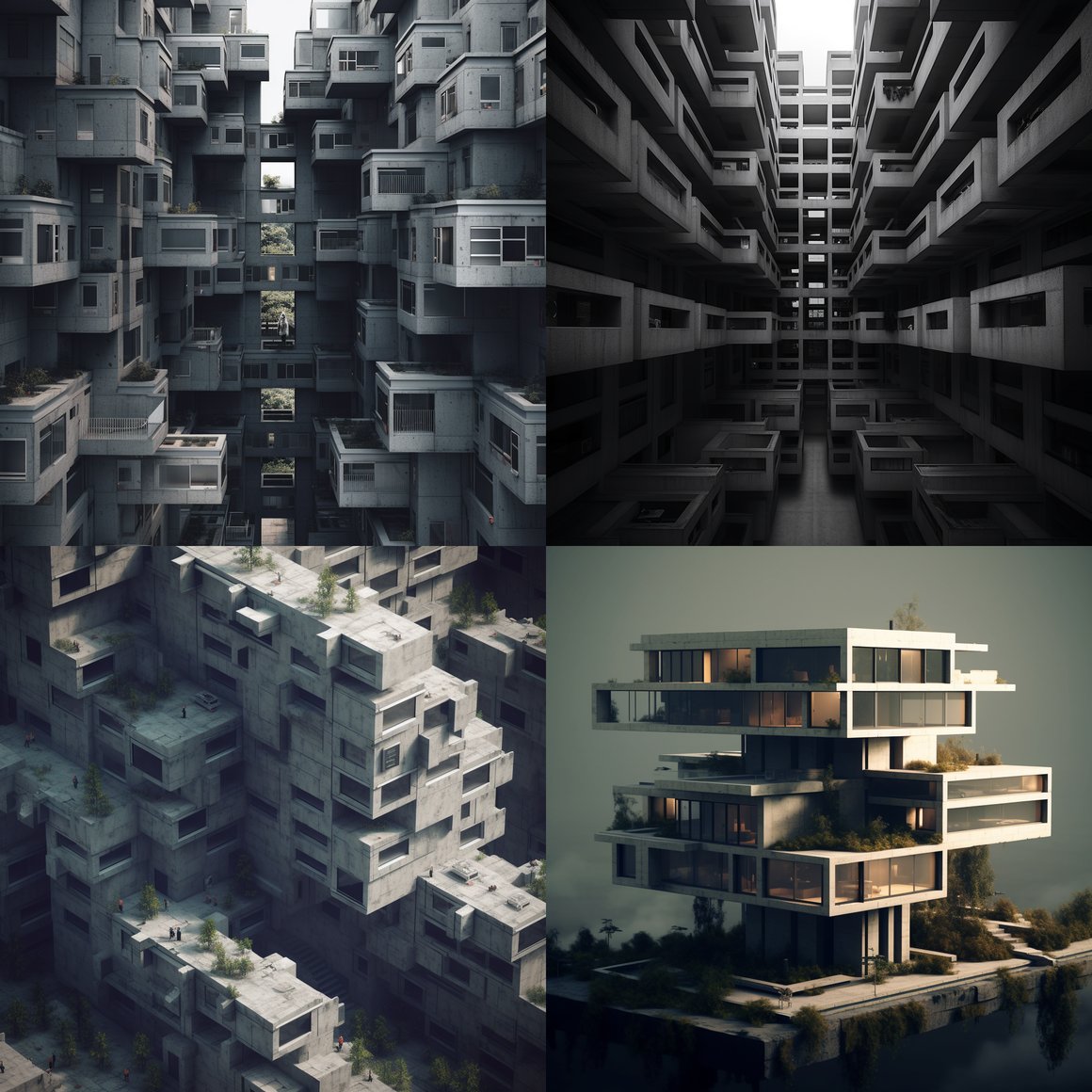 Brutalism & Minimalism in Liminal Architecture