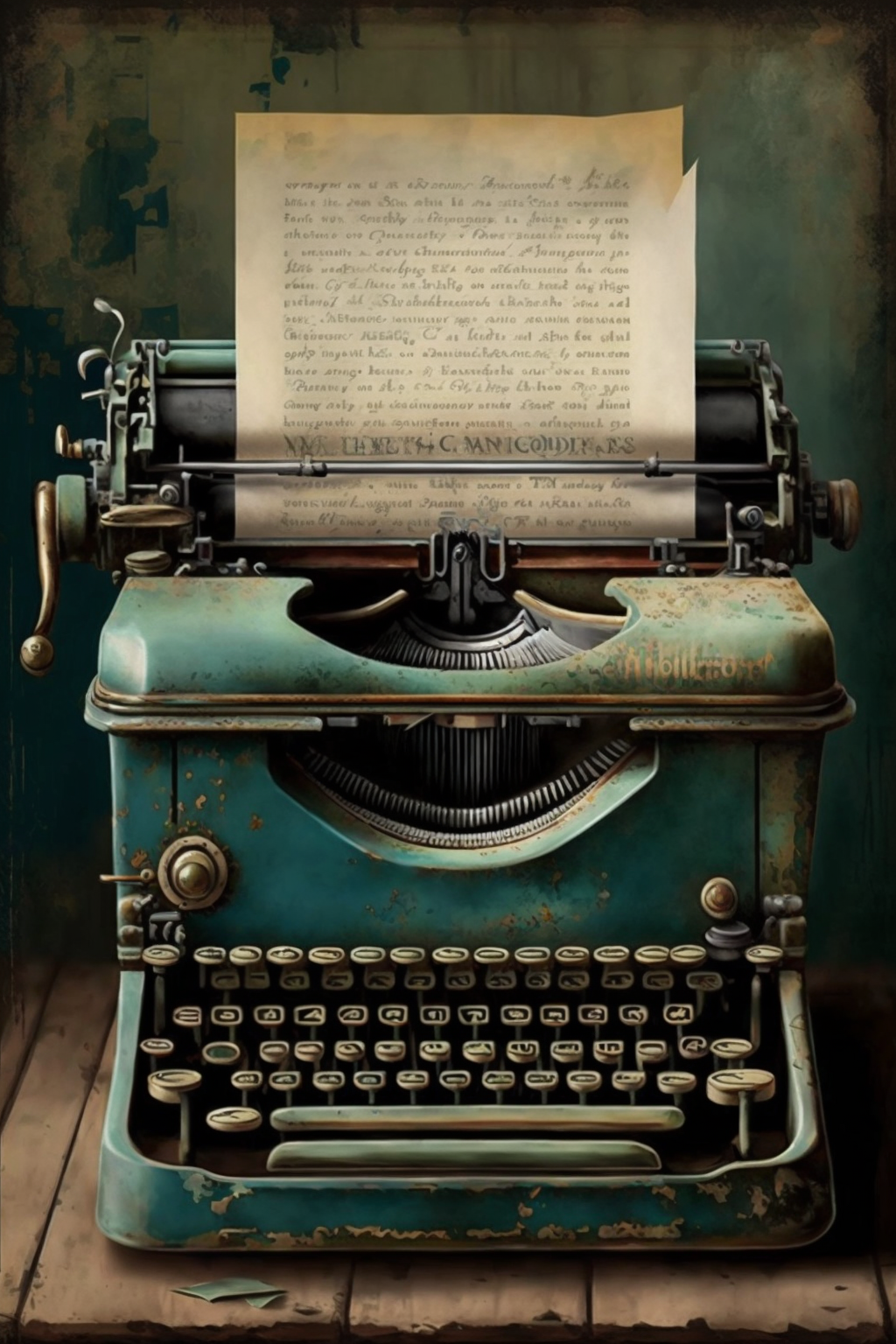 Chronicles of Past: A Vintage Typewriter Voyage