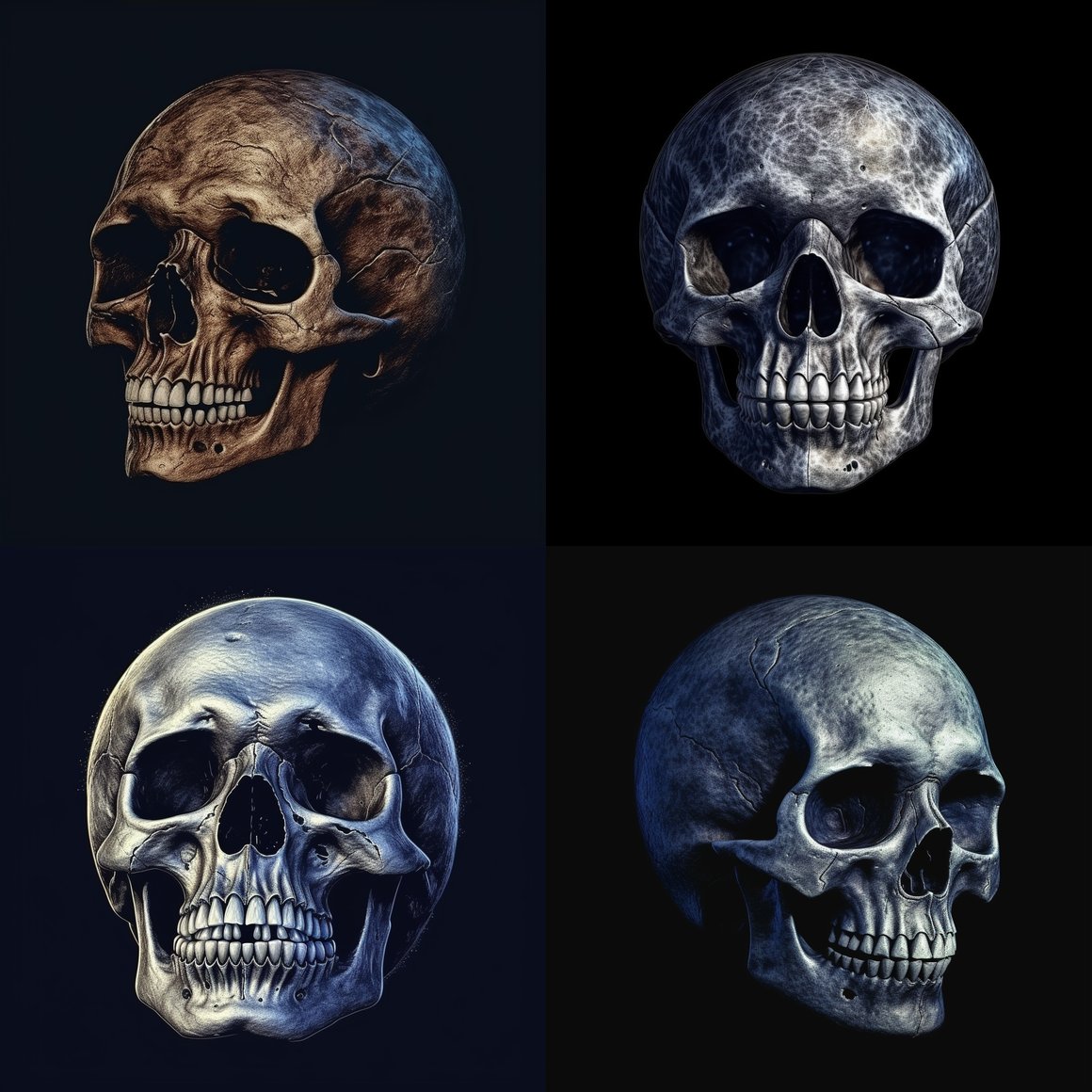 Haunting Lunar Odyssey: A Mid-Journey Prompt