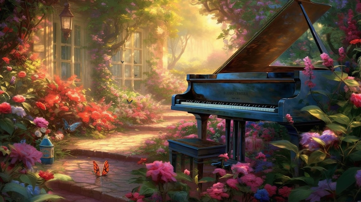 Harmonic Symphony in Nature's Garden