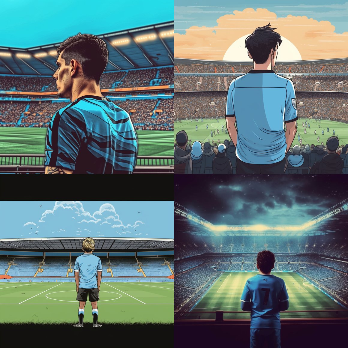 Clash of Titans: Manchester City vs Inter Milan Mid-journey