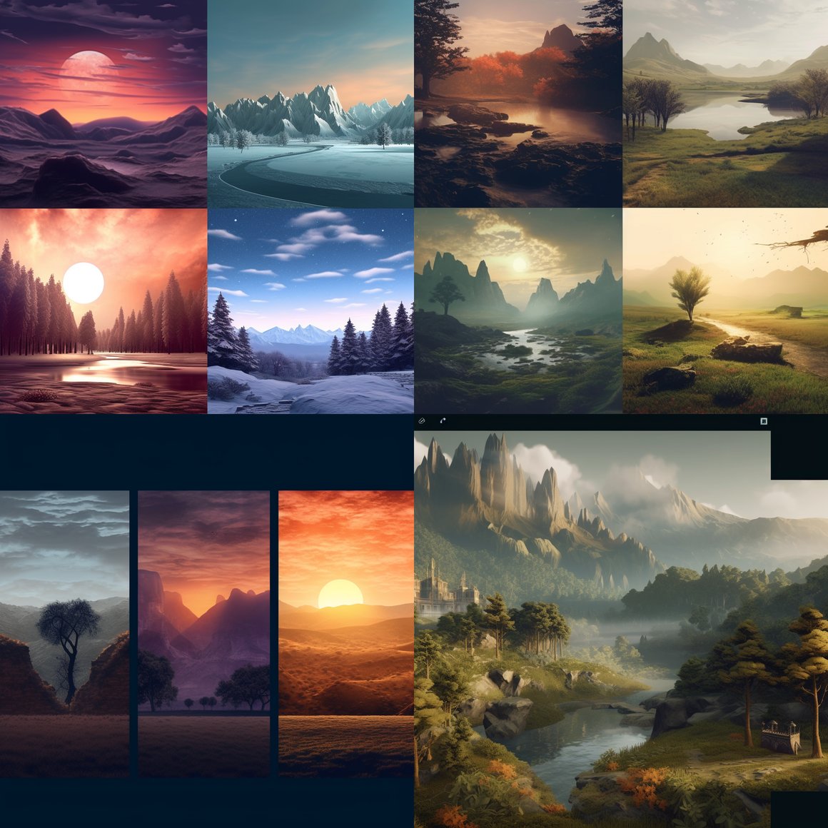 Mid-Travel Scenery Generation Request