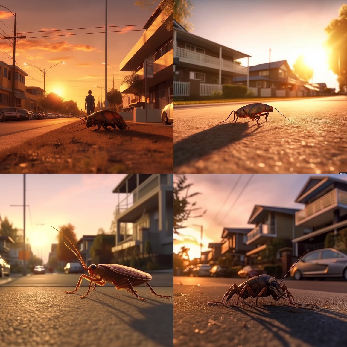 Suburban Giant: Attack of the Photorealistic Cockroach
