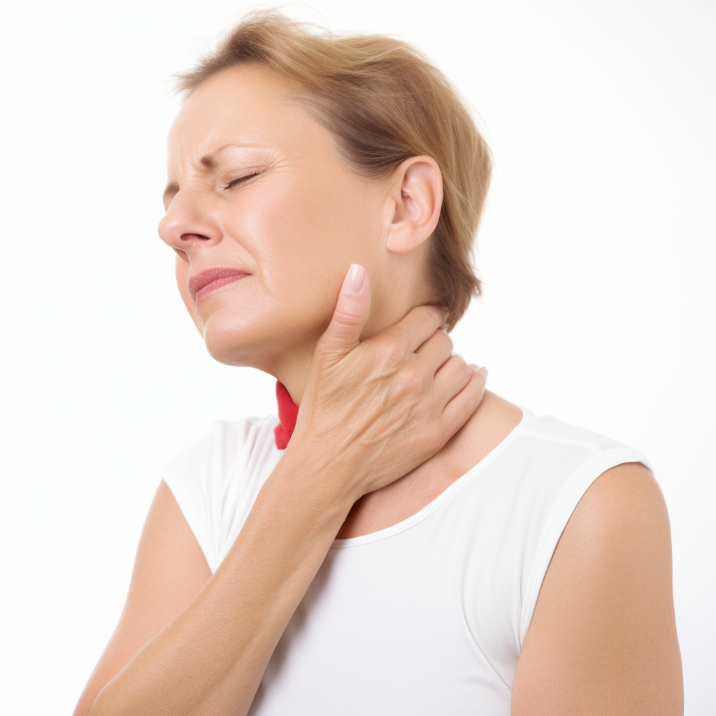 Middle-aged Woman Experience Neck Pain Version 5