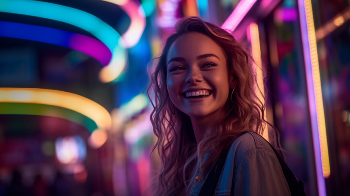 Neon Portrait: Midway Behind-the-Lens on Sony A1
