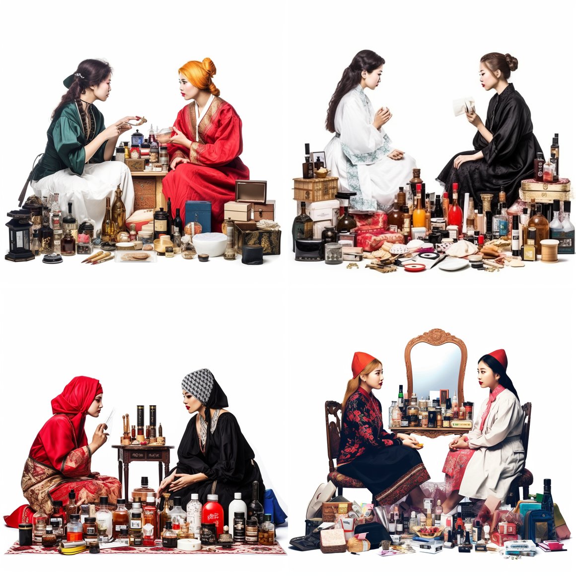 Korean and Slavic Beauties in Cosmetic Quarrel