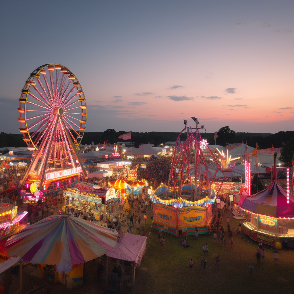 Summer Evening at a New England Carnival