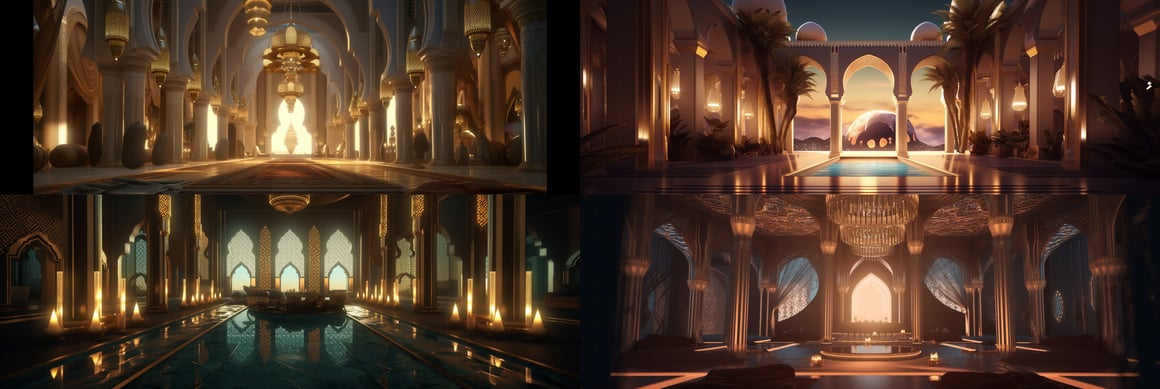 Art Deco Arabian Nights Journey in Ultra HD