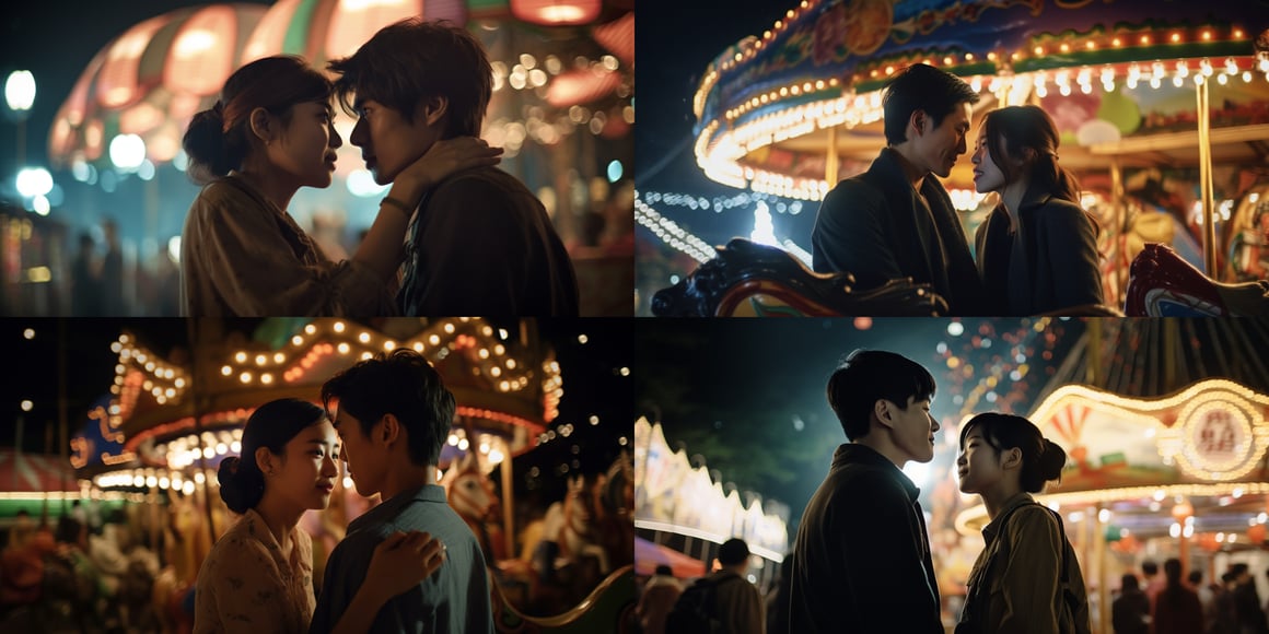 Midnight Festival Romance: Scene Interlude
