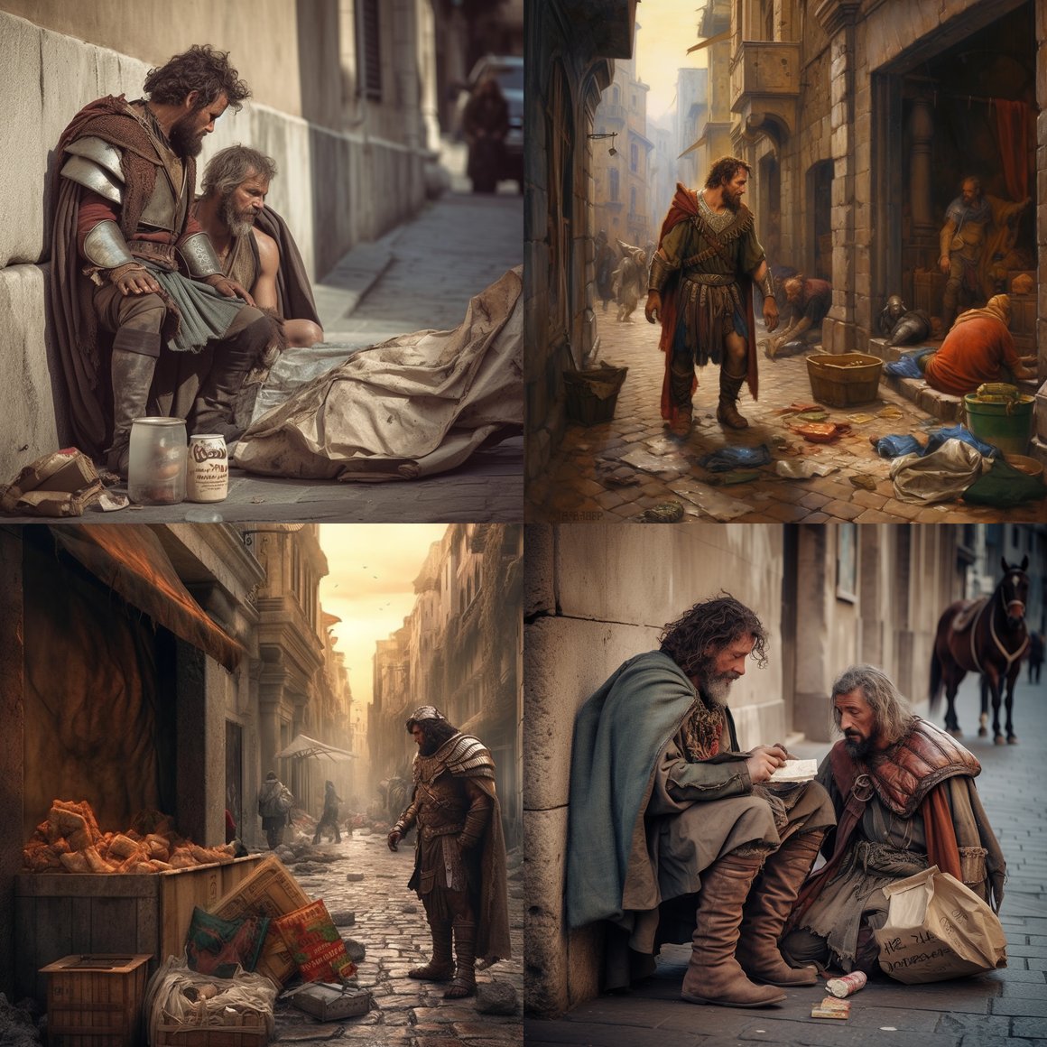 Midnight Confrontation in the Forgotten Alleys of Rome