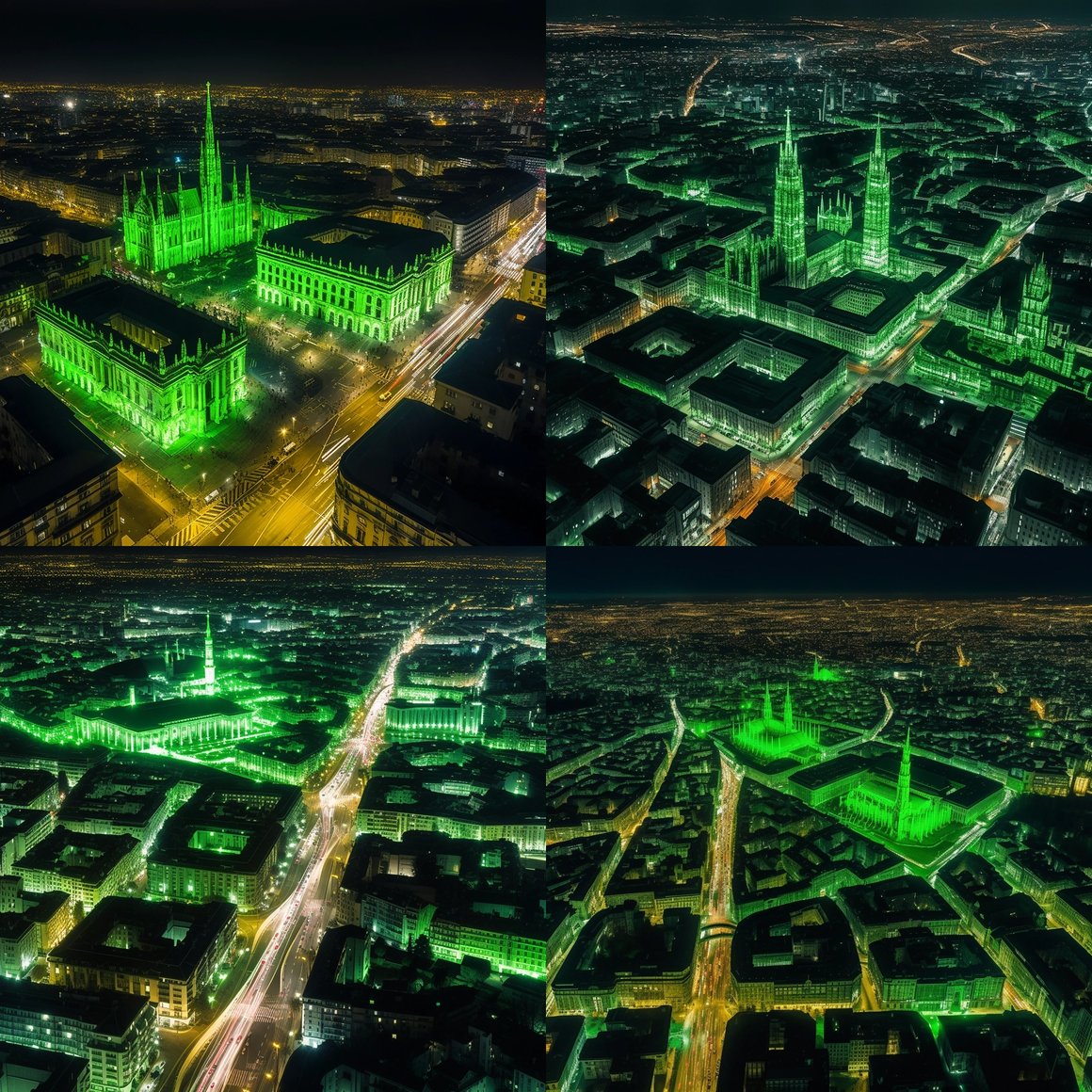 Neon Nights in Milan: A Hyperreal Photorealistic Journey