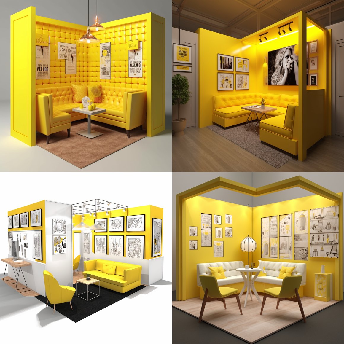 A Vibrant Blend of Business and Leisure Trade Show Booth Concept