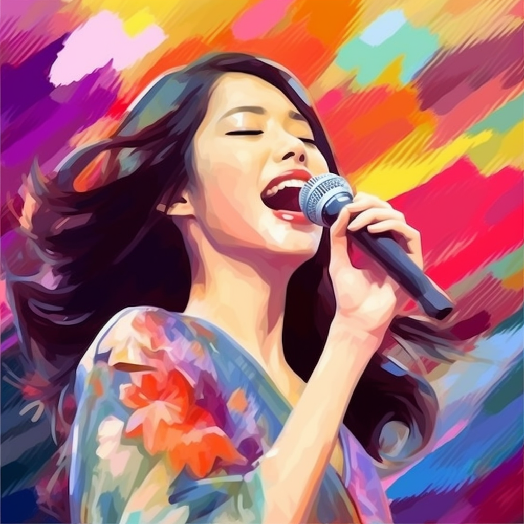 Harmony in Colors: East Asian Songstress