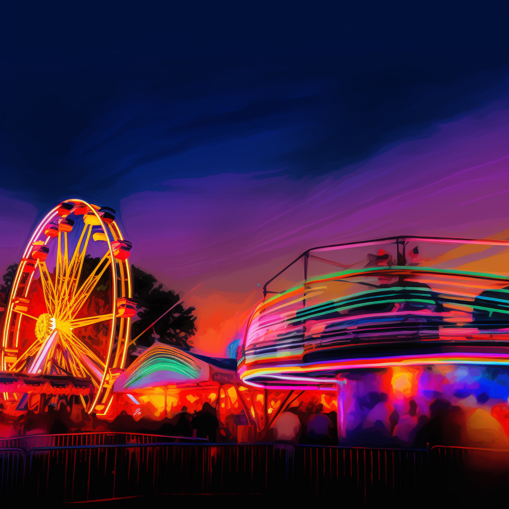 Summer Evening at a New England Carnival
