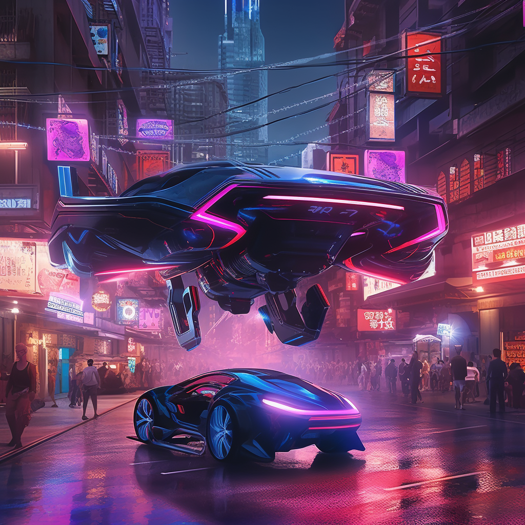 Neon Nights: A Mid-Trip Peak into Cyberpunk Atlantis