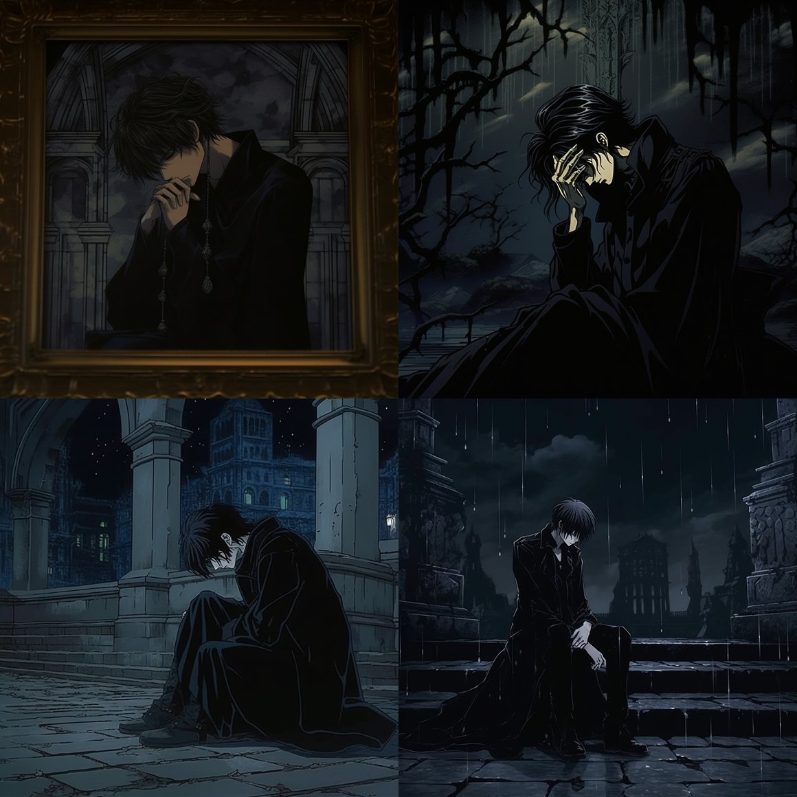 Dark Academia meets Vintage 80's Anime - Version 5.1