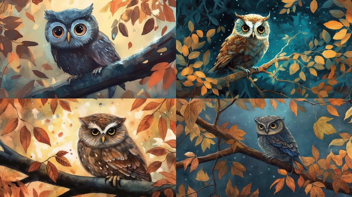 Midnight Adventure of the Lonely Little Owl