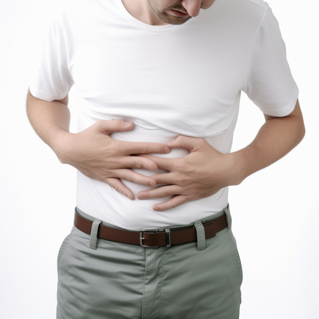 Mid-Trip Crisis: Man in Agony