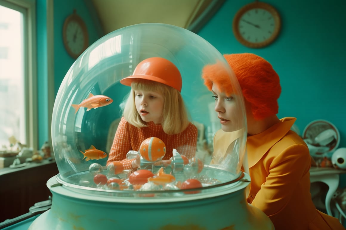 A Surreal Journey through the 2040s Subaquatic Family Life