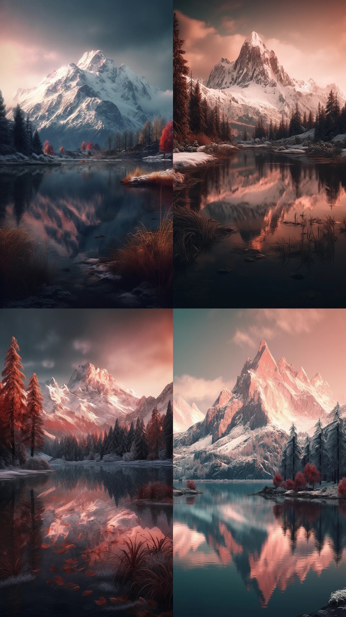 Cinematic Journey Through Hyperrealistic Virtual Reality Landscape