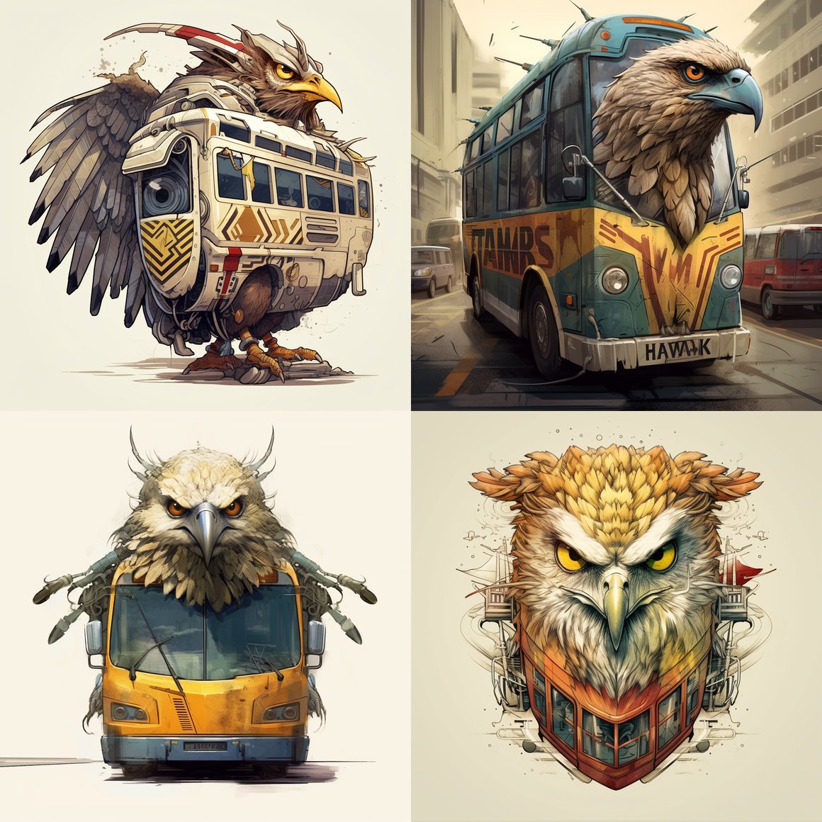 Hawkhead Bus Journey: A Conceptual Illustration