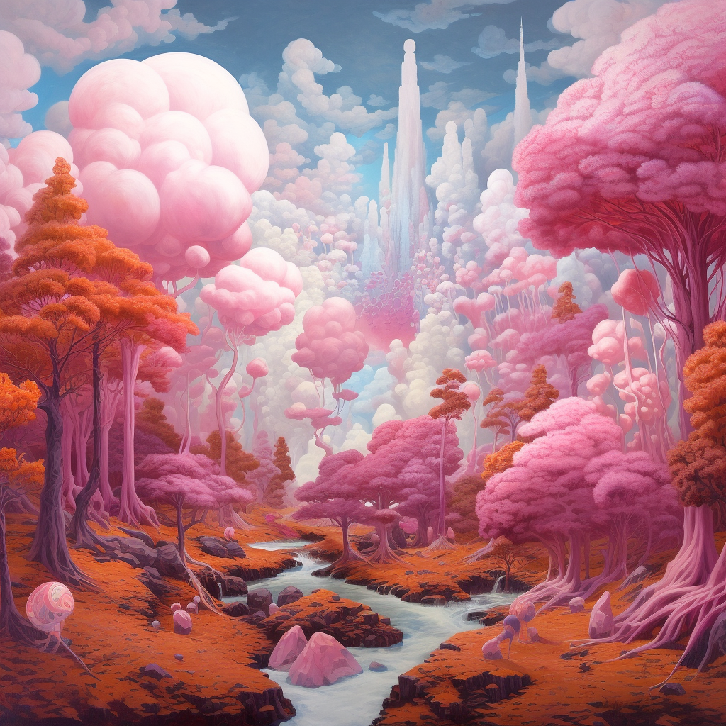 Cotton Candy Forest: A Subconscious Sojourn